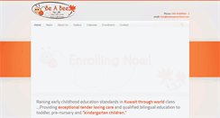 Desktop Screenshot of beabeepreschool.com